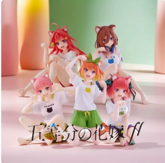 Quintuplets Anime Cosplay - 피규어 퀸티센셜 퀸트플렛츠 나카노 이치카 코스프레