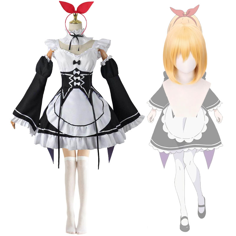 Anime Cosplay Re Zero - Re:ZERO 의상 페트라 레이테 코스프레 메이드