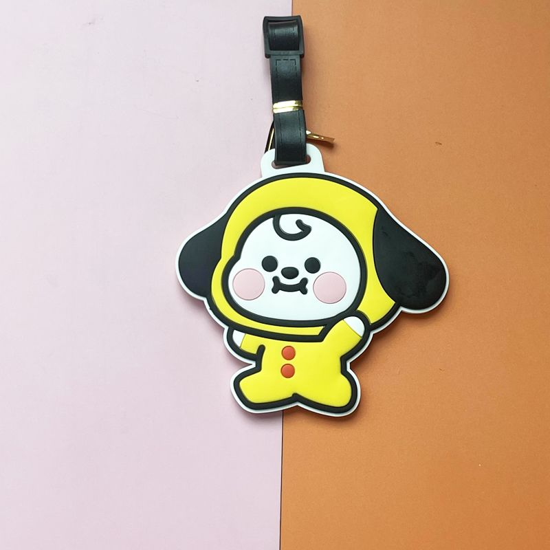 Anime Cosplay Girl Name - 애니메이션 BT21 여행용 수하물 태그 귀여운