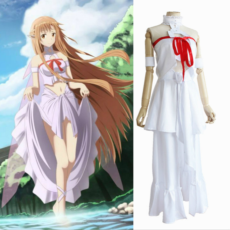Sword Art Online Cape - 애니메이션 유키 아스나 코스프레, 핫 할로윈