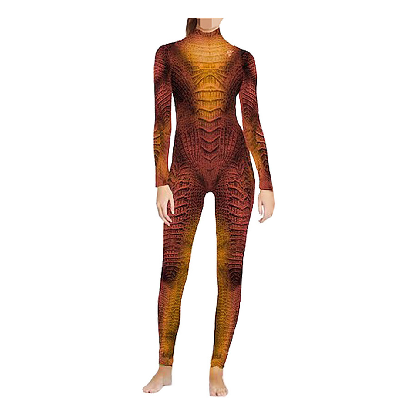 파충류 동물 공연 의상 여성 도마뱀 점프수트 코스프레  - Anime Cosplay Jumpsuit 리뷰 및 가격