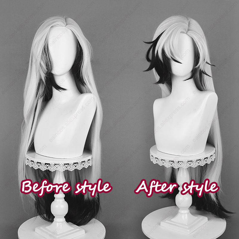 HSR Boothill 코스프레 가발, 길이 92cm, - Anime Cosplay Long Black Hair 리뷰 및 가격
