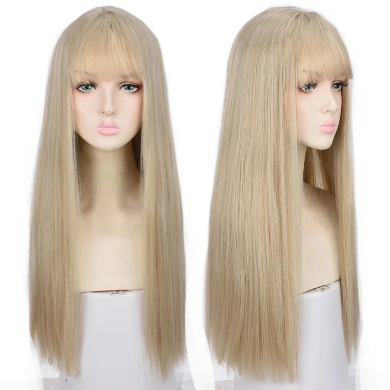 2026 Houyan 합성 긴 직모 가발 코스프레 로리 - Anime Cosplay Long Black Hair 리뷰 및 가격