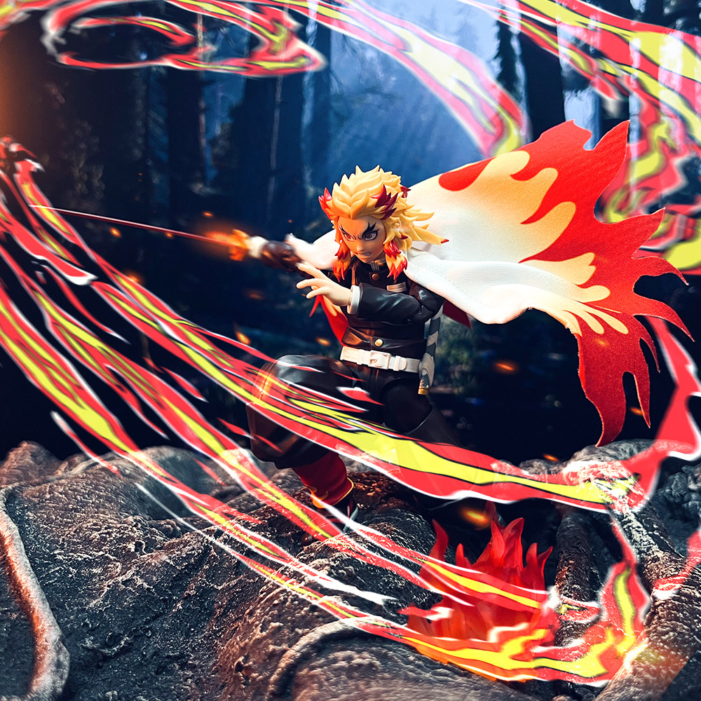 재고 있음 샹기 렌고쿠 쿄쥬로 패브릭 하오리 망토 SH - Demon Slayer Haori 리뷰 및 가격