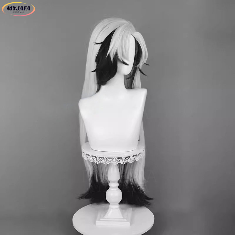 고품질 부힐 코스프레 가발 게임 HSR 부힐 실버 화이 - Anime Cosplay Long Black Hair 리뷰 및 가격