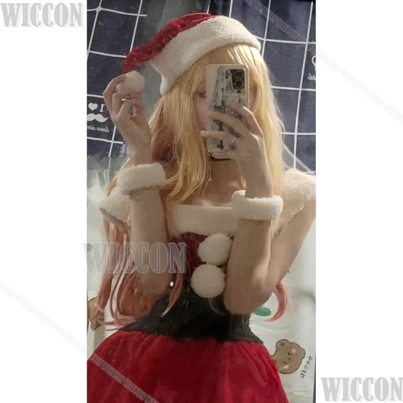 크리스마스 레드 키타가와 마린 코스프레 애니메이션 마이 - Anime Cosplay Girl Name 리뷰 및 가격