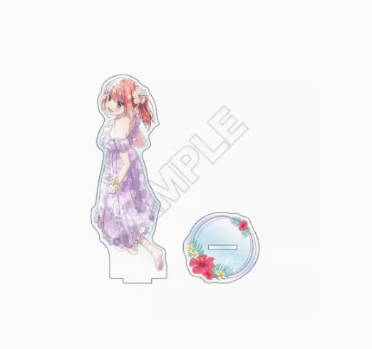 애니메이션 5 중족 나카노 이치카 스탠드 피규어, 아크 - Quintuplets Anime Cosplay 리뷰 및 가격